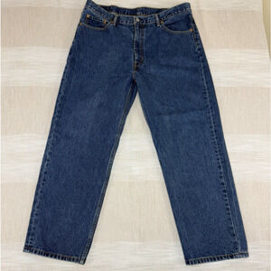 Levi's 550 Relaxed Fit Men's Jeans Sz 40x30 Blue Denim Pants
